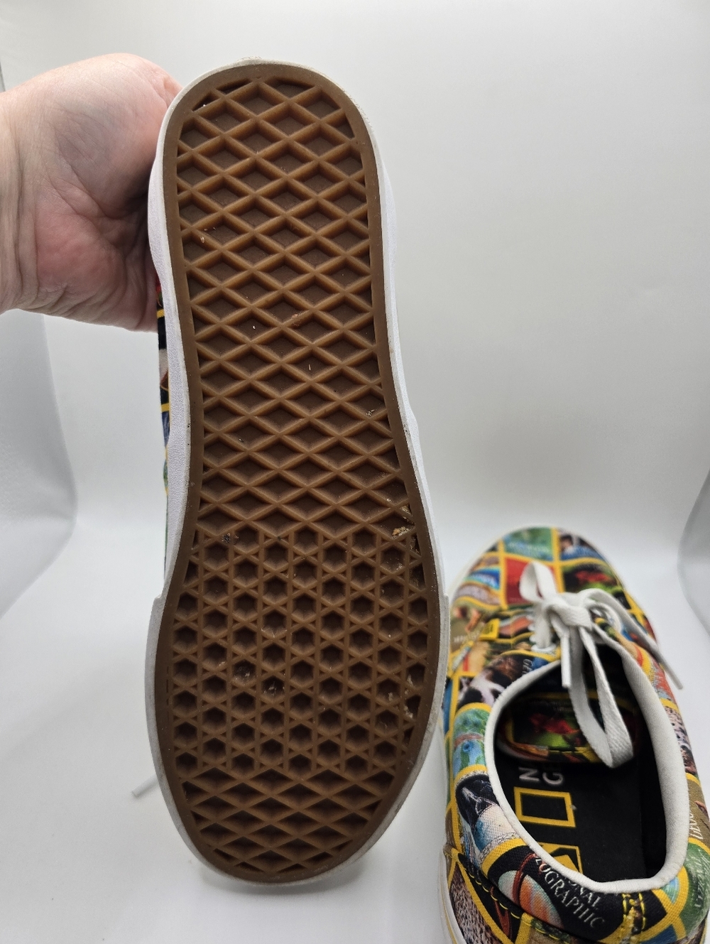 Vans + National Geographic Colab Lace Up Sneakers. Ladies 9. Mens 7.5 - Picture 11 of 12